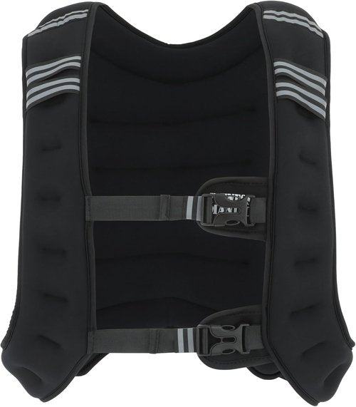 FITNESS MANIAC USA Weighted Vest, 10lb/12lb/15lb/20lb Weight Vest with Reflective Stripe for Workout, Strength Training, Running, Fitness, Muscle Building, Weight Loss, Weightlifting