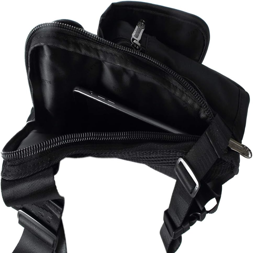 Nylon Drop Leg Bag Hiking Waist Pack for Men Women Tactical Motorcycle Bike Cycling Riding Travel Outdoor Sports Fanny Pouch