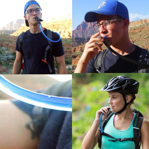 J.CARP ON-Off Switch Bite Valve Tube Nozzle Replacement for Hydration Pack Bladder