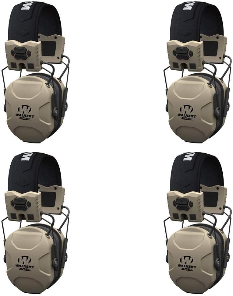Walker's Razor Slim Shooter Electronic Hunting Folding Hearing Protection Earmuffs