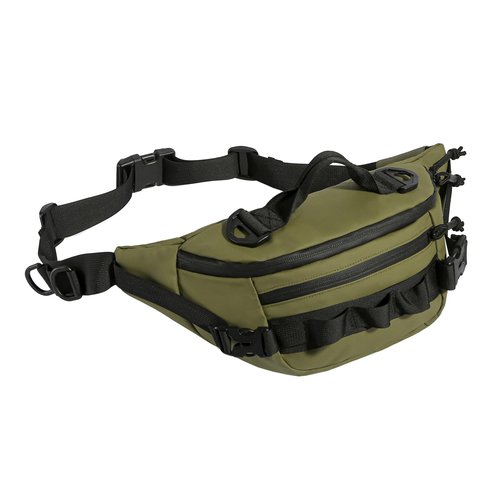 Tactical Fanny Pack for Men Women Military Waist Bag Molle Utility Hip Belt Pouch Crossbody Bags Bumbag for Cycling Hiking Walking Fishing Army Green