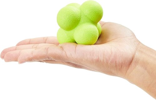 Juvale Reaction Ball Training Set - Hand-Eye Coordination Tool & Baseball Training Equipment - Tennis Agility & Reflex Practice - 2-Pack, 2.75 in, Multicolor Rubber