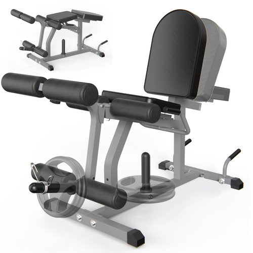 Z ZHICHI 2-in-1 Adjustable Leg Extension and Curl Machine, Easy Transition, Home Gym Leg Machine, Weight Capacity 660LBS