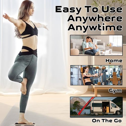 Ankle Balance Board，Aohcae Ankle Foot Strengthener Exerciser for Sprained, Single Leg Balance Board, Anti Slip Wobble Board, Foot Stretcher for Plantar Fasciitis Relief.