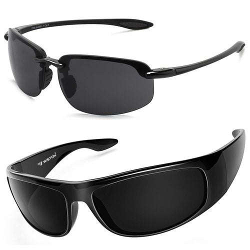 WISTON Sports Polarized Sunglasses& Super Dark Sunglasses