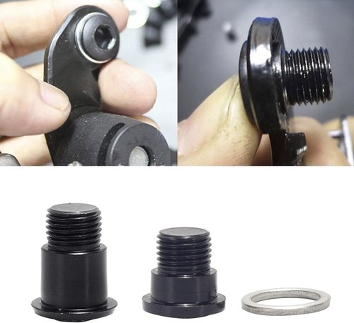 Black Bicycle Rear Derailleur Screws Bike Derailleur Screw Derailleur Bicycle Wheel Screw Tx35/ Tz50 Rear Bike Derailleurs， Steel Black for Bike Rear Derailleur Fixing Bolts Derailleurs and Parts, 2