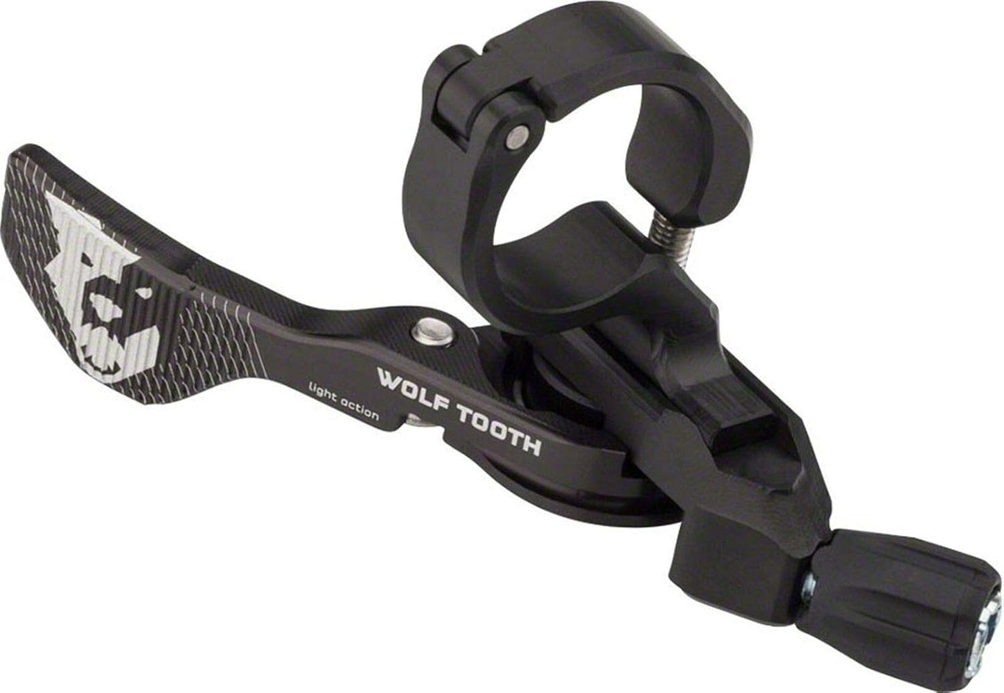 Wolf Tooth Dropper Post Remote for Mountain Bike, Black, 6061 T6 Aluminum with Delrin Axle