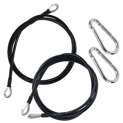Dsyboko Fitness Pulley Cable for Total Gym Cable Replacement Compatible with Total Gym Models 1000, 1500, 2000, 3000 Exercise Cable Steel Wire Rope attachments (2-Pack)