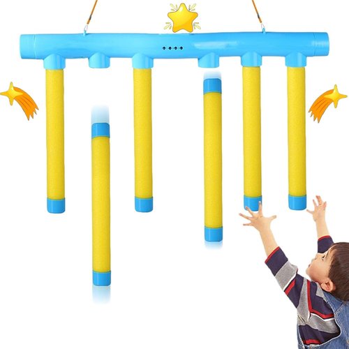 2025 Upgrade Reflex Drop Sticks Challenge Game, Hand Eye Coordination Training Toy, Reaction Training, Hand Speed Challenge Games, Adjustable Speed Catching Sticks Game (B)