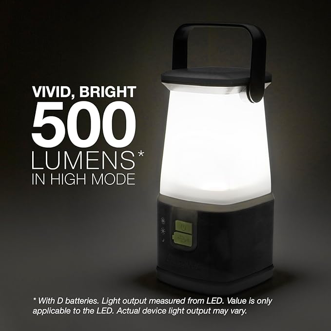 ENERGIZER LED Camping Lantern 360 PRO, IPX4 Water Resistant Tent Light, Ultra Bright Battery Powered Lanterns for Camping, Outdoors, Emergency Power Outage