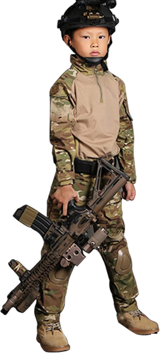 Tactical Uniform G3 Cobmat Uniform Pants and Shirts Suit for Kids MC