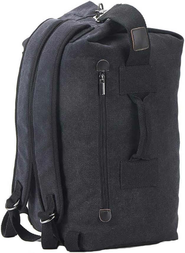 Military Duffel Bag Top Load Double Strap Canvas Backpack Army Travel Big Size