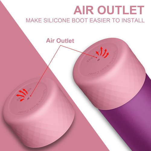 YOUCOX Silicone Boot for Owala Water Bottle 24 oz, Anti-Slip Protective Sleeve for FreeSip/Twist/Flip Stainless Steel Water Bottles, Bottom Cover for Owala Accessories, BPA Free, Dishwasher Safe