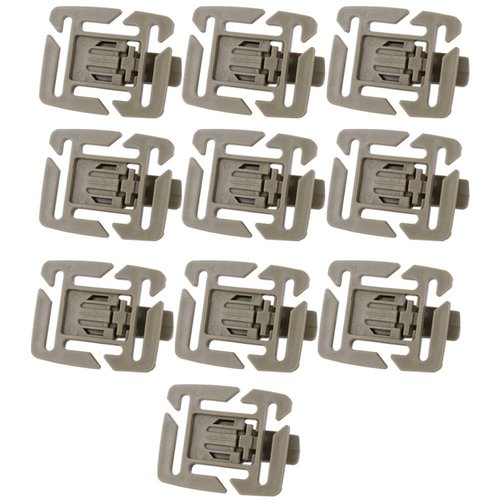 10 pcs Water Tube Clip, Hydration Hose Clip 360° Rotation, Simple Structure, ABS Material, Water Bottle Clip for Backpack, for Drinking Pipes with a Diameter of 8~12MM.