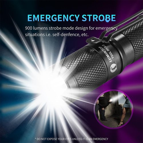 LUMINTOP Tool AA 2.0 EDC Flashlight, Pocket-Sized Keychain Light, Super Bright 650 Lumens, 5 Modes with Mode Memory, IP68 Waterproof LED Torch for Camping Hiking Emergency