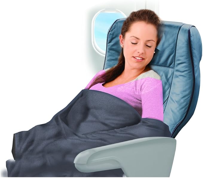 Cloudz Compact Travel Blanket - Black