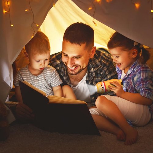 Hilngav 4 Pack Small Mini LED Flashlights for Kids - Cute Small Animal Flashlight - 2 in 1 Camping Lantern Flashlight - Christmas Gifts Stocking Stuffers for Boys Girls