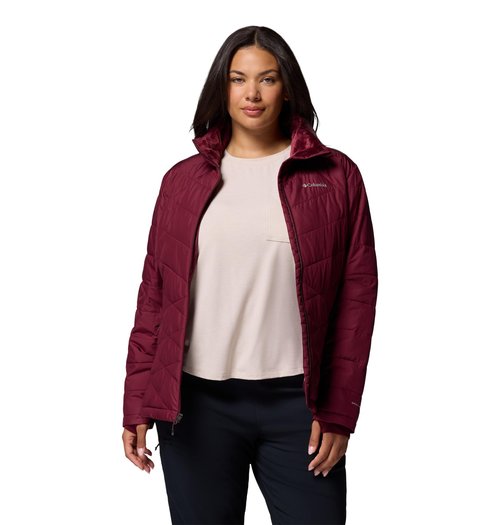 Columbia Womens Heavenly Insulated Puffer Jacket, Rich Wine, Small