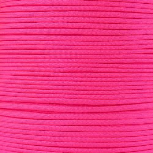 Paracord Spool Tool with 50 or 100 Feet of 550 7-Strand Parachute Cord - USA Made