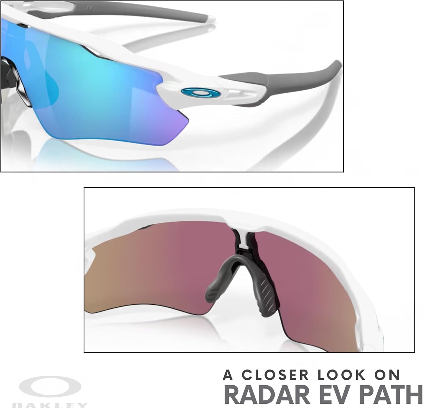 OAKLEY Radar EV Path OO9208 Sunglasses For Men+ Bundle Accessory Leash Kit, Microfiber Pouch