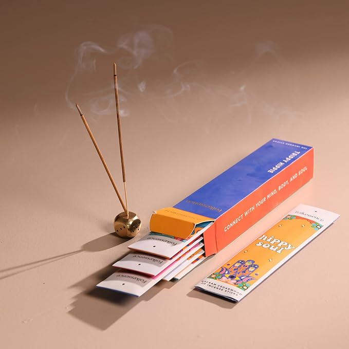 Folkulture Incense Sticks - Set of 6 Variety Pack (120 Sticks) - Balsam Cedarwood, Organic Incense Sticks Non Toxic, Inscents-Sticks, Insence-Sticks or Insenses