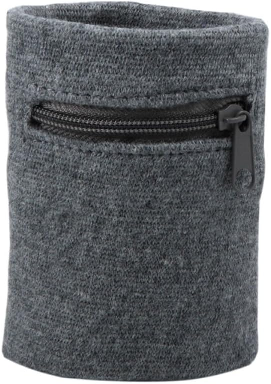 Zipper Wrist Pouch Sweatband Wallet - Securely Store Keys, ID, Cards & Cash