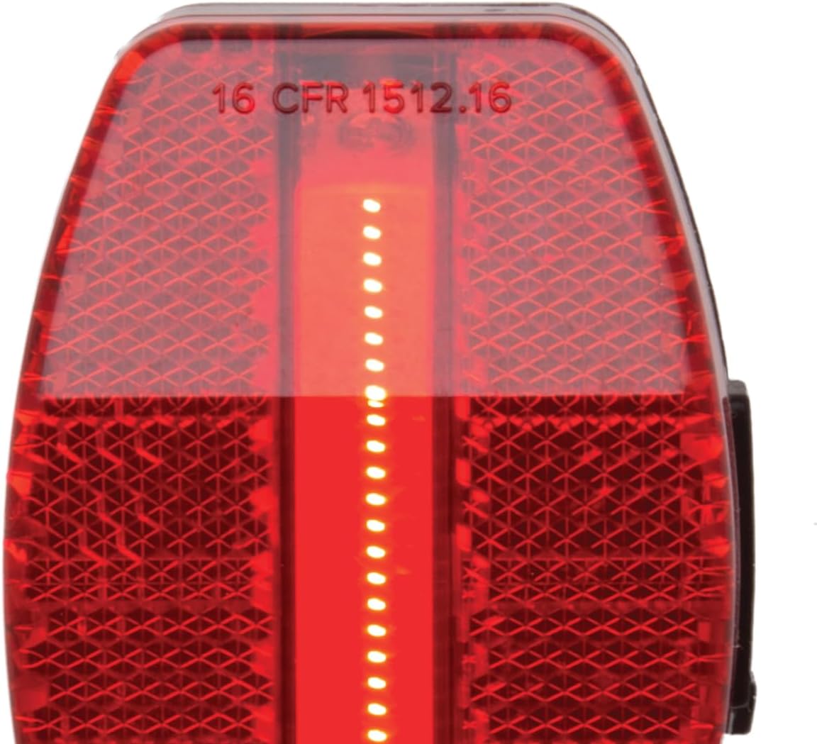 Planet Bike Grateful Red USB Bike Tail Light 4.5 x 2.25 x 2.75"