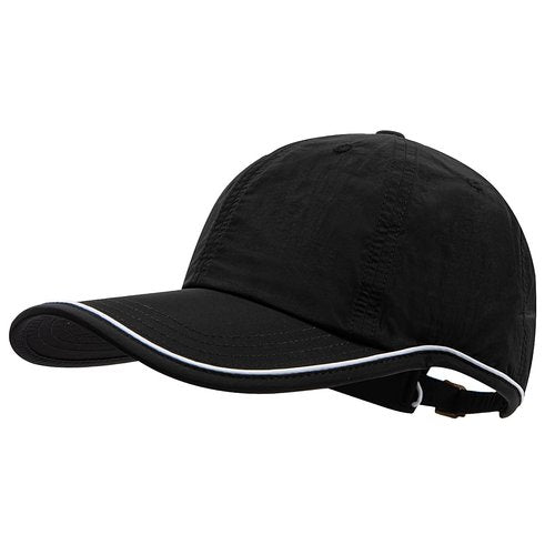 CLAPE Quick Dry Running Hat, Cooling Breathable UPF50+ Sun Protection Baseball Cap Reflective Unstructured Outdoor Sport Cap