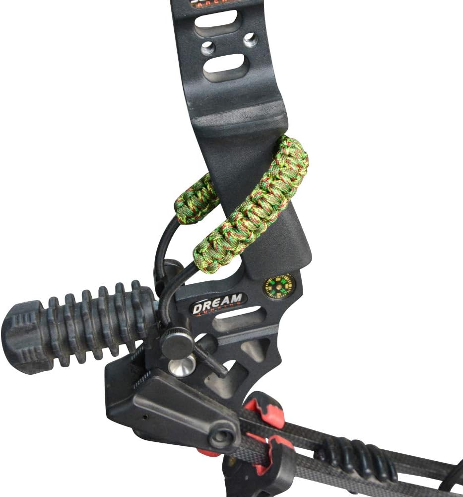 ZSHJGJR Archery Bow Wrist Sling Braided Archery Adjustable Bow Strap Wrist Sling For Compound Bow Hunting Shooting