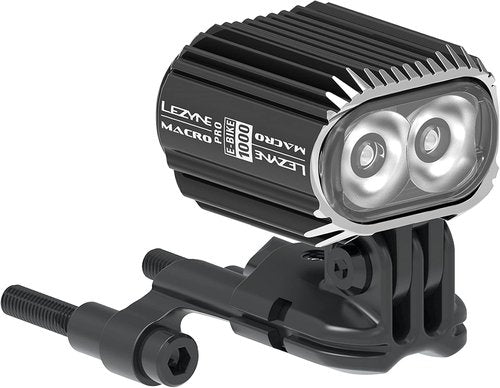 LEZYNE Macro Drive 100, Electric Bike Light, 1000 Lumens, 6-12v Input, Auto Dim, Head Light for eBikes