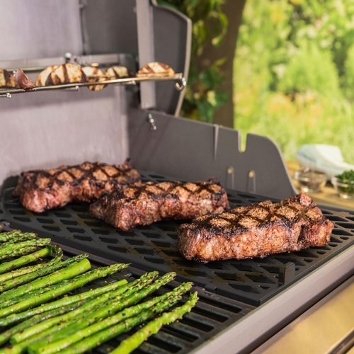 onlyfire Cast Iron Grill Grates for Weber Genesis II and Genesis II LX 300/600 Series Gas Grills, Replacement Cooking Grate for Weber 8854