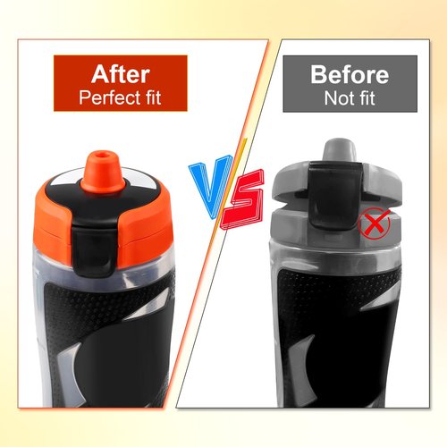 PEUTIER 2pcs Clip for Gatorade GX Bottle, Replacement Lid Clip Bottle Mouth Fastener Bottle Clamp Buckle to Fasten The Lid Bottle Accessories for Water Bottles