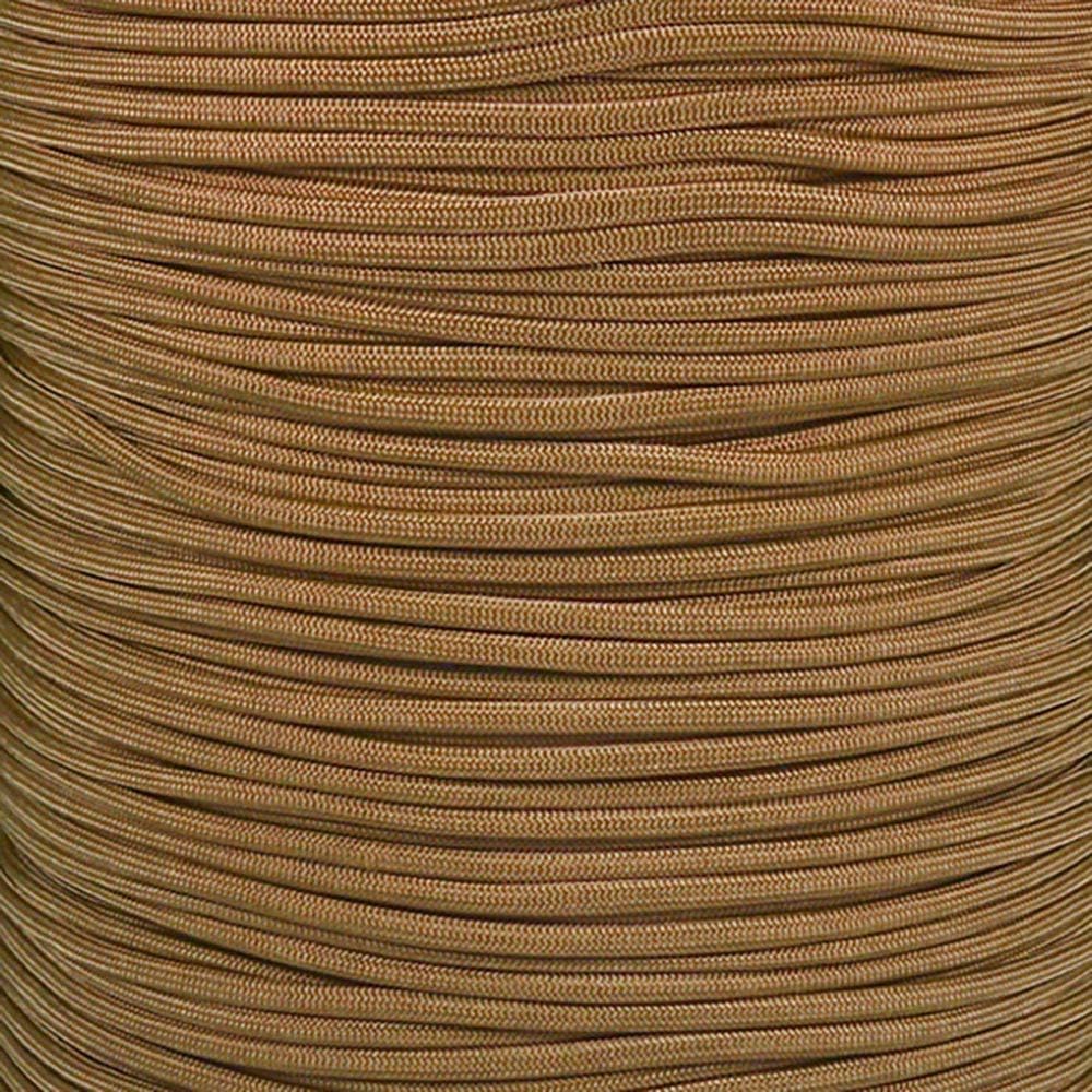Paracord Spool Tool with 50 or 100 Feet of 550 7-Strand Parachute Cord - USA Made
