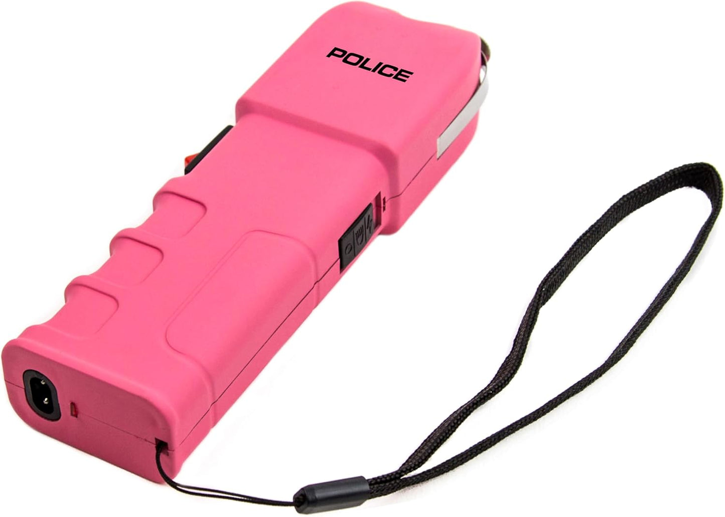 POLICE Stun Gun for Self Defense 928 - High Voltage Rechargeable with LED Flashlight, Compact & Heavy Duty, Personal Security for Women - Pink