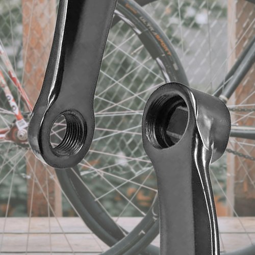 Bestookits Left Bike Crank Arm 170mm Bicycle Crank Arm for Electric Bicycle Folding Bicycle Hybrid Mountain Bicycle Road Bike (Left Diamond Hole Only, Style 1)