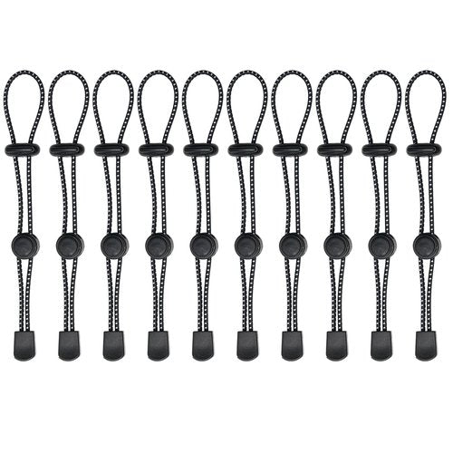 Backpack Hiking Stick Holder Straps, Elastic Lanyard Cord Rope for Walking Pole Fixing Buckle Adjustable Trekking Poles for Camping Hiking Mountaineering Tactical Bag Accessories 10Pcs