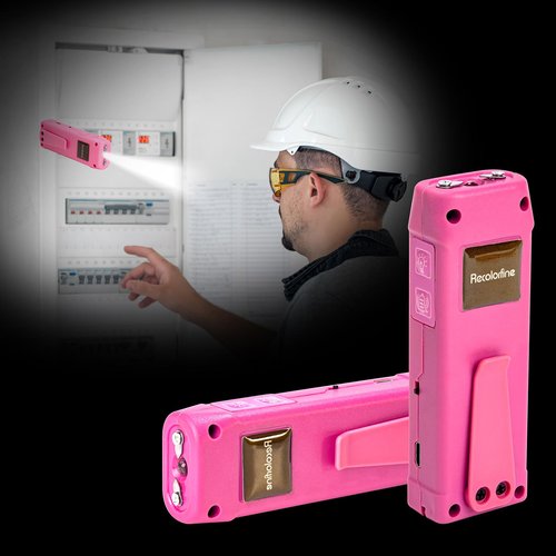 Stun Guns for Women Self Defense, Multifunctional Stun Gun with Flashlight (Pink)