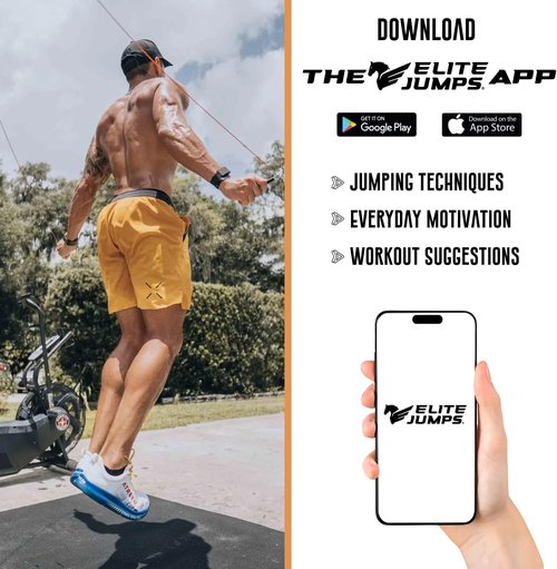 EliteSRS Jumps Premium Jump Rope Mat - Large Format Non Slip Mat - Home Workout Exercise Mat - Suitable for All Surfaces