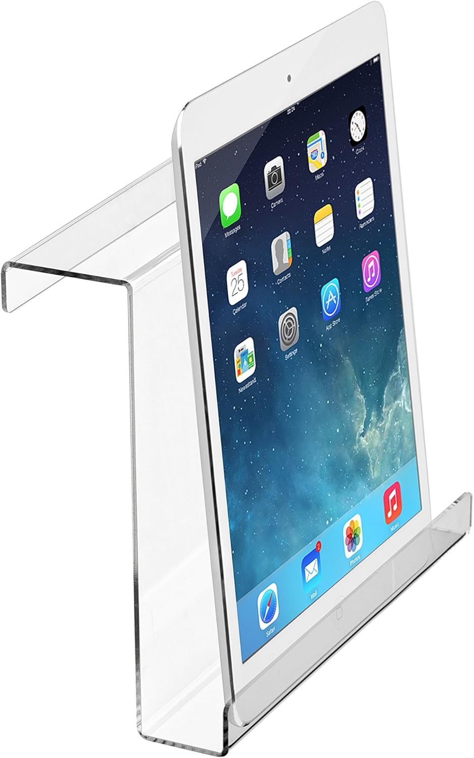 Treadmill Tablet Holder - Exercise Bike Reading Stand/Acrylic Book Holder for Ipad, Tablet, Magazines and Books (9 x 11 x 2.5)