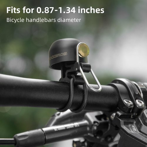 ROCKBROS Bike Bell Classic Bicycle Bell,Loud Sound 100dB Bike Bells for Adults Kids, Fit for 0.87-1.34in Bicycle Handlebars,Road Mountain Bike Accessories