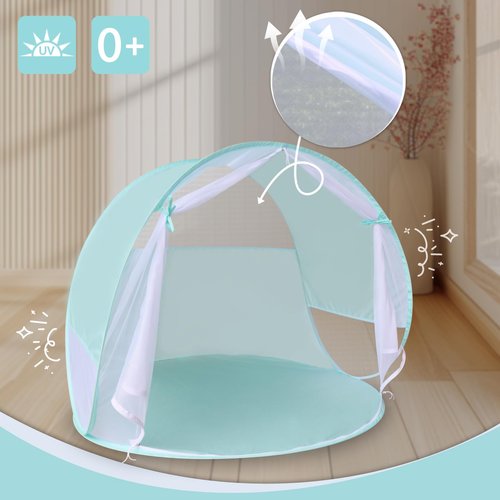 Action Air Portable Anti-UV Pop-Up Beach Tent- Ultimate Sun Shelter & Kids' Play Tent (Green)