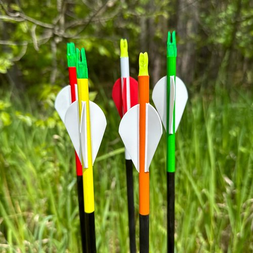 Arrow Life 4" Arrow Wraps 12 Pack Yellow 1" Width