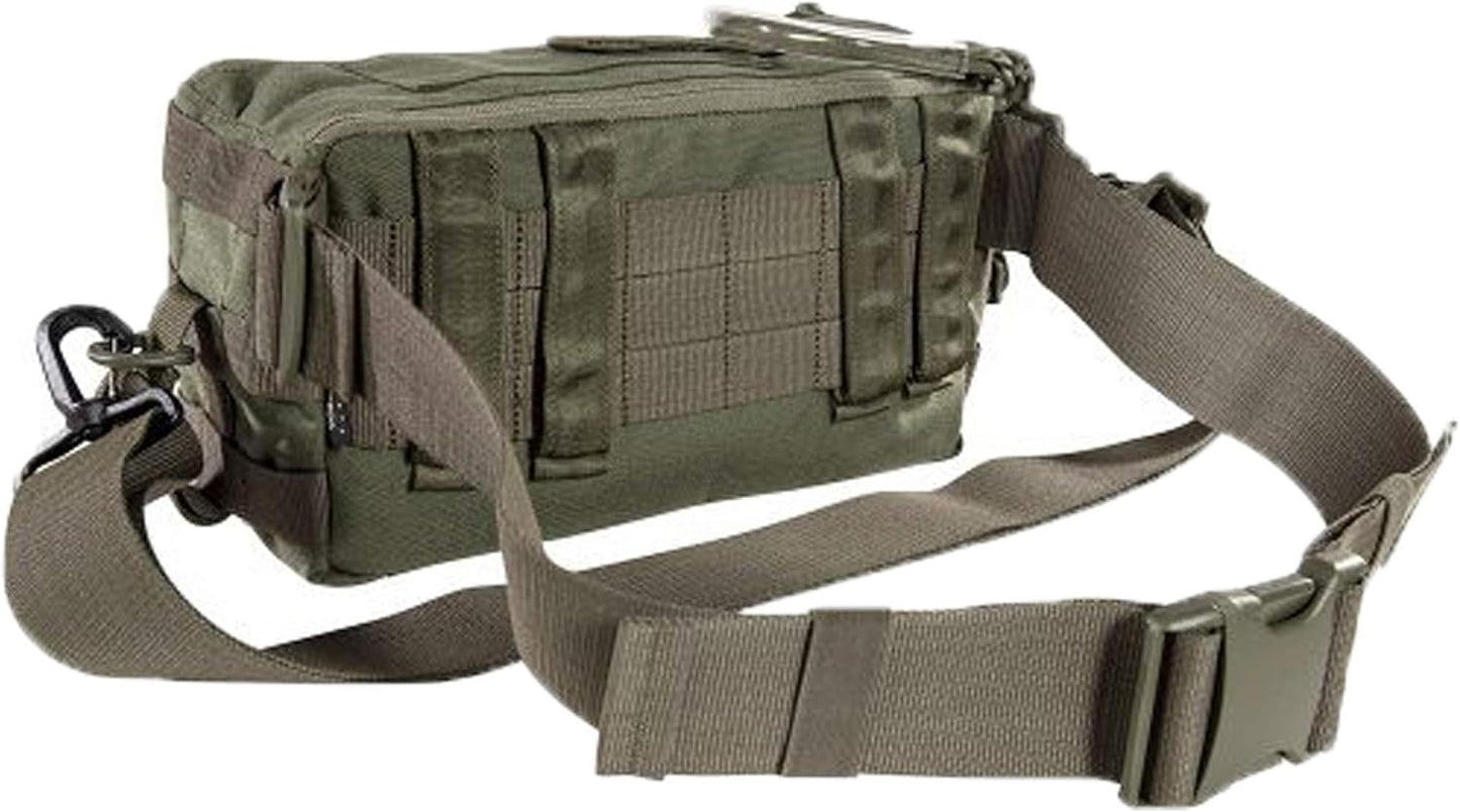 Tasmanian Tiger Small Medic Pack Mk II, Tactical Small MOLLE Medical Bag, First Aid Storage, YKK Zippers, Olive