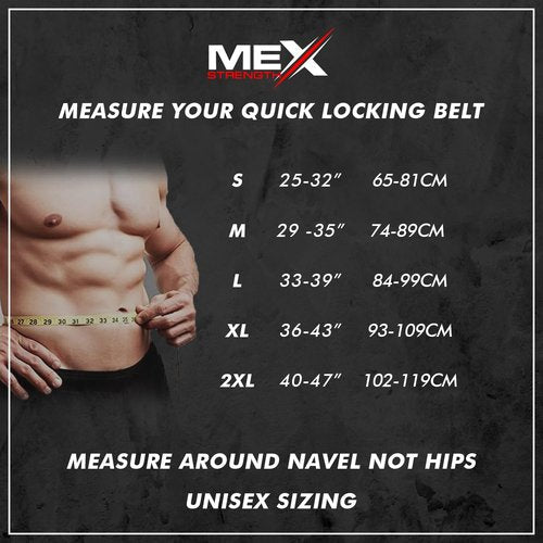 MexStrength Self Locking Neoprene Gym Weight Lifting Belts for Men Women, Lumbar Support Stability, Adjustable Design, Fit Straps, Deadlifts, Training, Bodybuilding, Small Pink