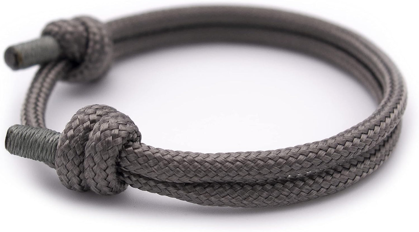 Wind Passion - Rope Bracelet for Men & Women - Adjustable Sailors Knot Paracord Bracelet - Waterproof & Sturdy
