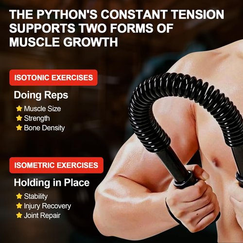 JAOTREL Power Twister Bar, Upper Body Strength Training Bar, Heavy Duty Arm Builder for Chest Shoulder Forearm Bicep and Arm Strengthening Workout Equipment (66, Pounds)