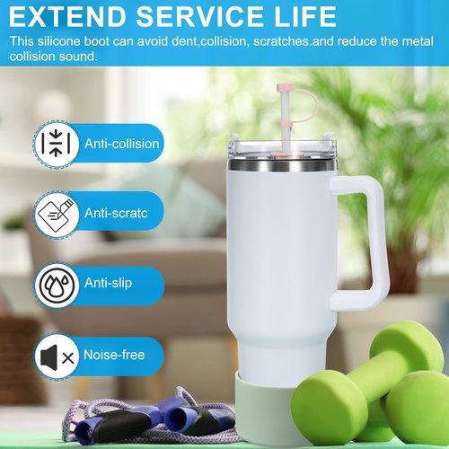 PATIKIL Silicone Boot, 1pcs Bottom Sleeve Protector, Anti-Slip Protective Sleeve for Water Bottle, Car Travel Cup, Brown