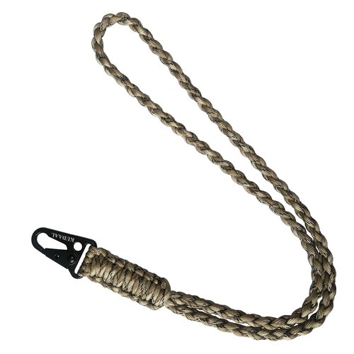 KUDAAL Paracord Lanyard Key Strap Neck Lanyard Keychain Braided Lanyhard Heavy Duty for Keys Badge ID Holder Wallet Whistle (CAMOUFLAGE, 19.68 Inch)