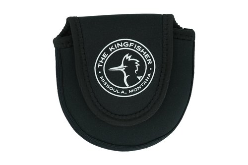 Kingfisher Fly Fishing Reel Bag, Neoprene Material, Portable, Protective, Fits Reel on Fishing Rod (Medium)
