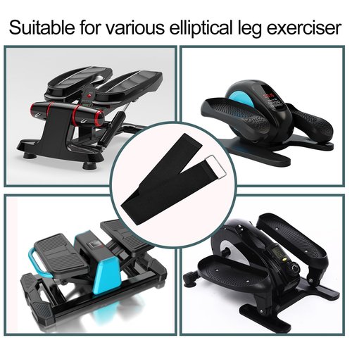 6pcs Adjustable Pedal Straps for Ellipse Leg Exerciser Machine, Feet Pedal Strap Under The Desk Leg Training Exerciser Fitness Strap Home Office Sports Accessories for Fit Foot Prevent Slipping